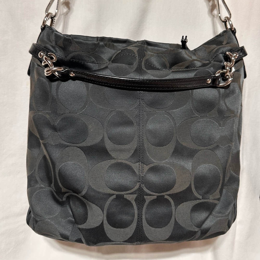 Coach Black Hobo Bag.